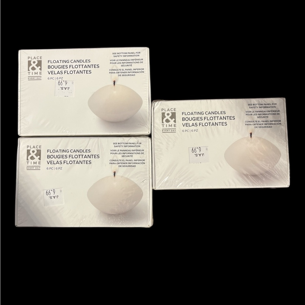 Place & Time Floating Candles Set